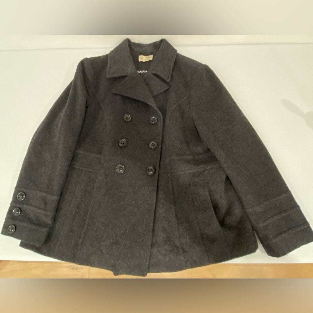 St. John’s Bay Wool Blend Coat XL